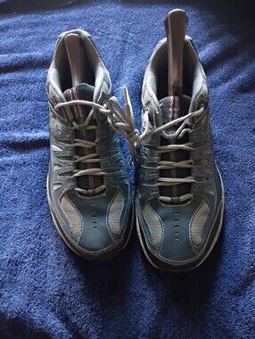 Skechers Men's Athletic Shoes in Gray and Blue